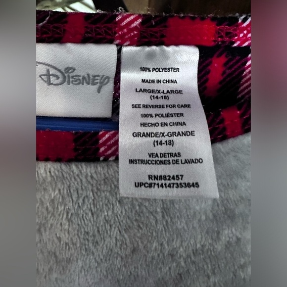 - Disney Mickey Mouse Fleece Gown Size XL(14-18) - Picture 5 of 13